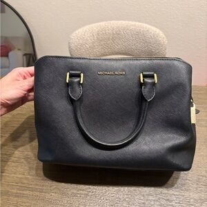 Michael Kors Black Satchel Bag